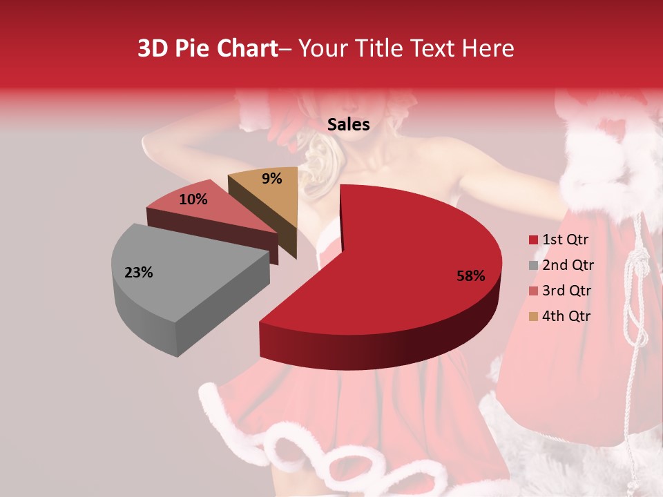 Beauty Fashion Pinup PowerPoint Template