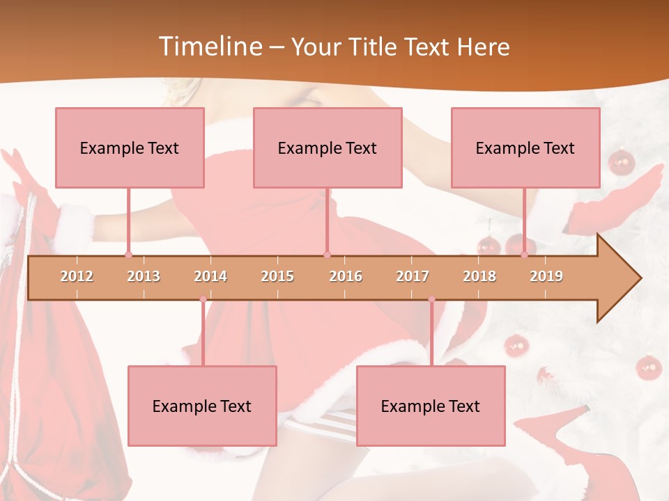 Gloves Sexy Lady PowerPoint Template