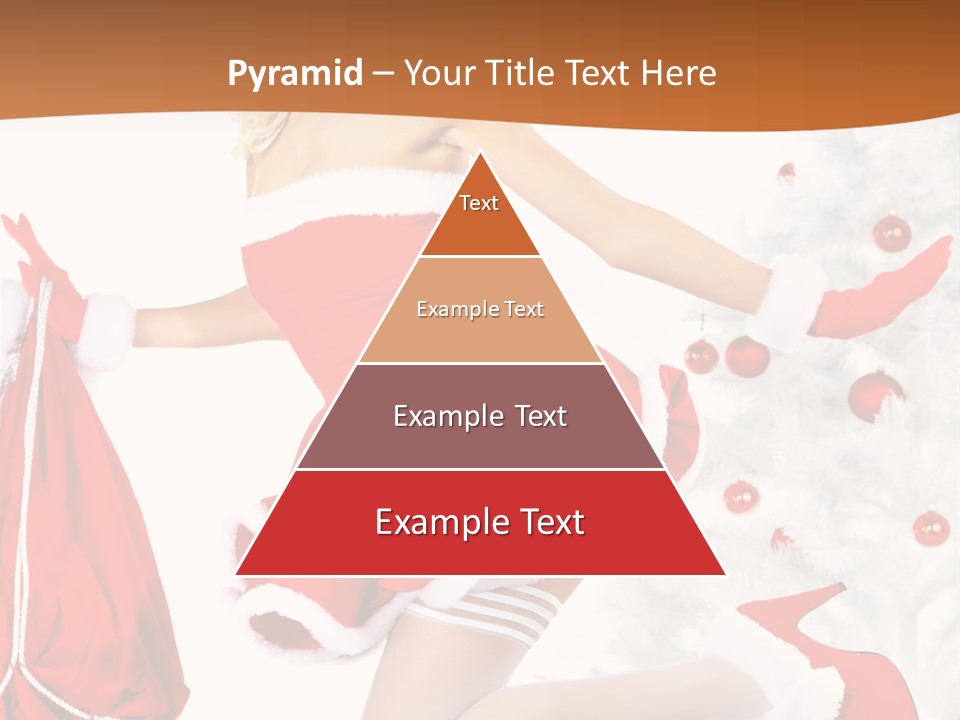 Gloves Sexy Lady PowerPoint Template