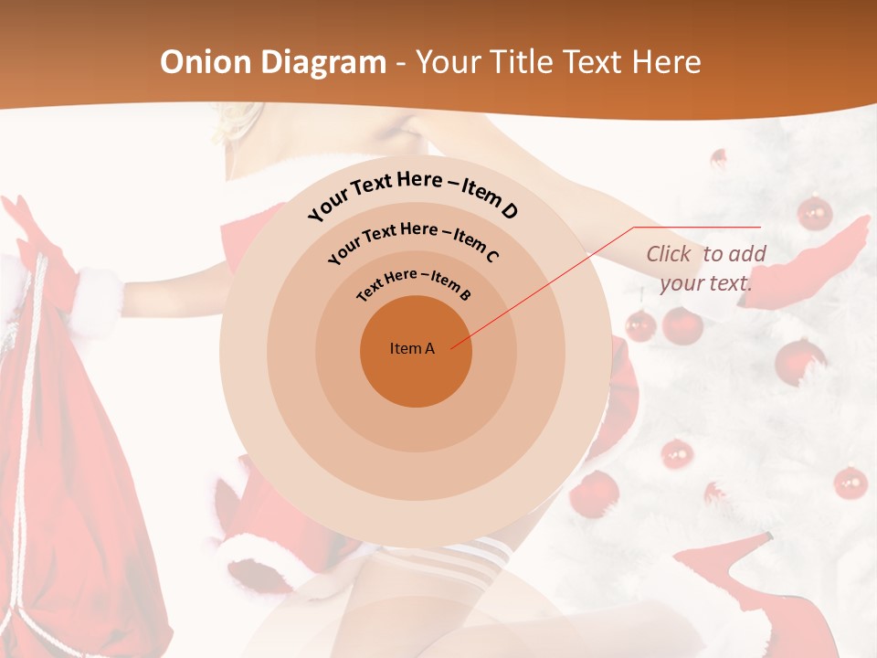 Gloves Sexy Lady PowerPoint Template