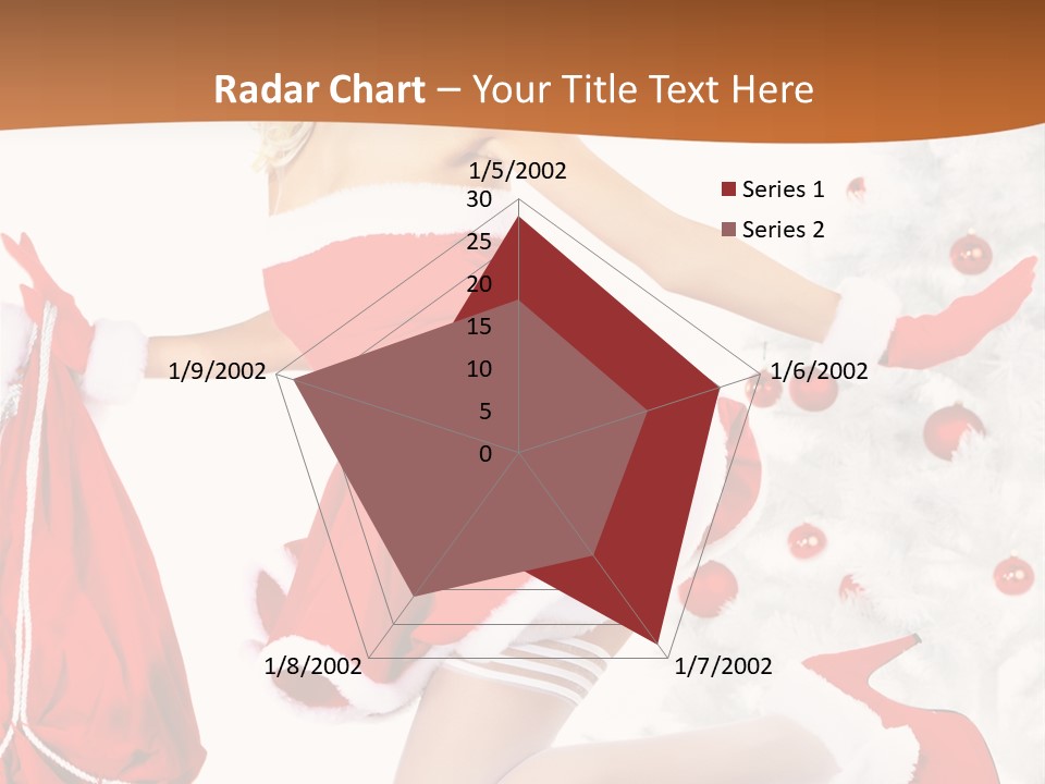 Gloves Sexy Lady PowerPoint Template