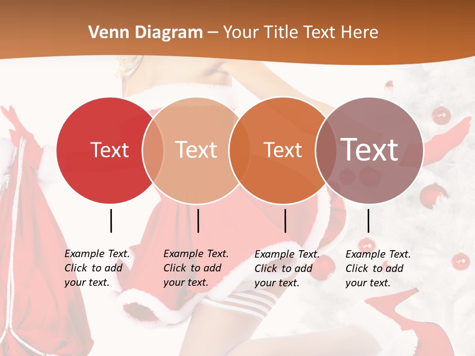 Gloves Sexy Lady PowerPoint Template