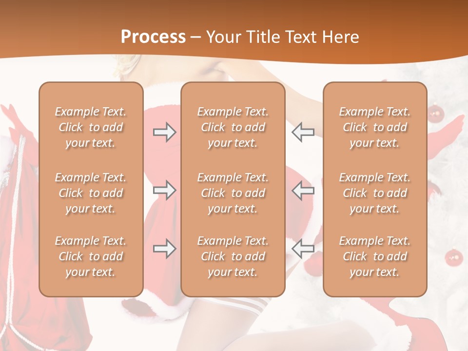 Gloves Sexy Lady PowerPoint Template