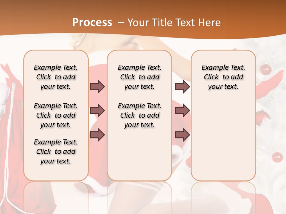 Gloves Sexy Lady PowerPoint Template