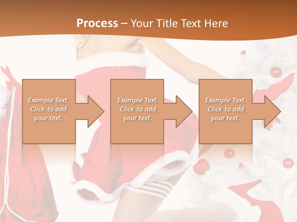 Gloves Sexy Lady PowerPoint Template