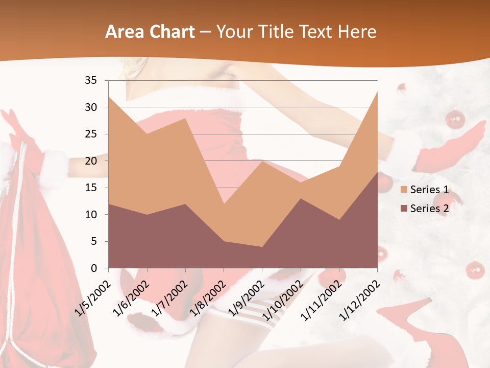 Gloves Sexy Lady PowerPoint Template