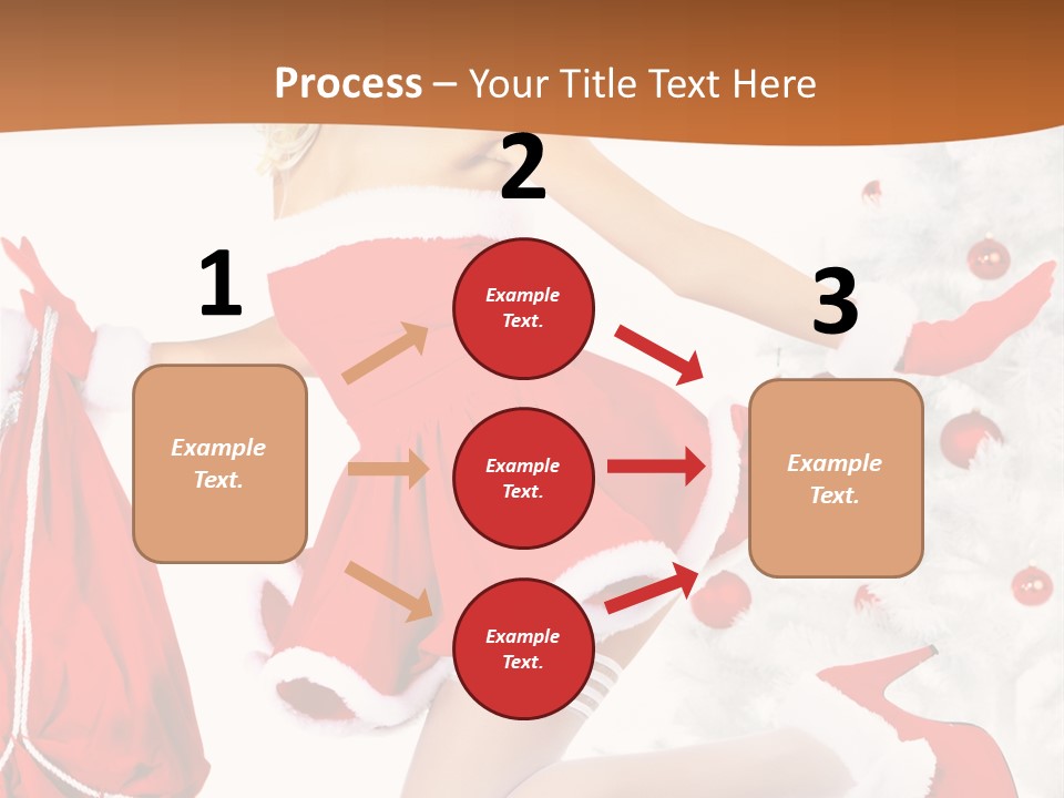 Gloves Sexy Lady PowerPoint Template