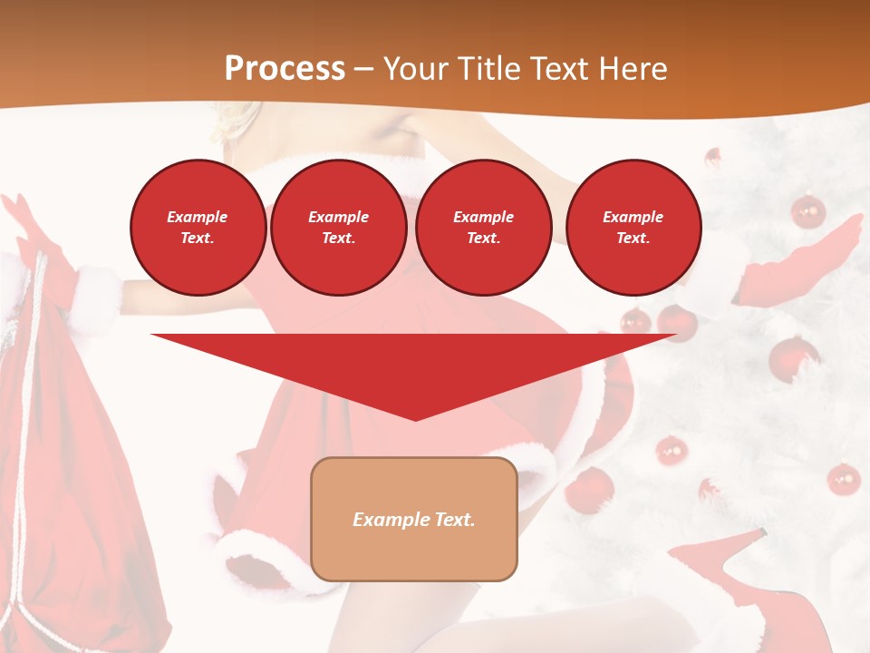 Gloves Sexy Lady PowerPoint Template