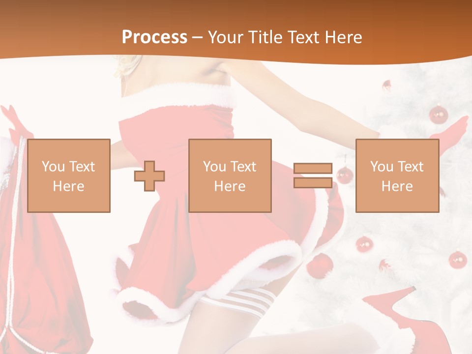 Gloves Sexy Lady PowerPoint Template