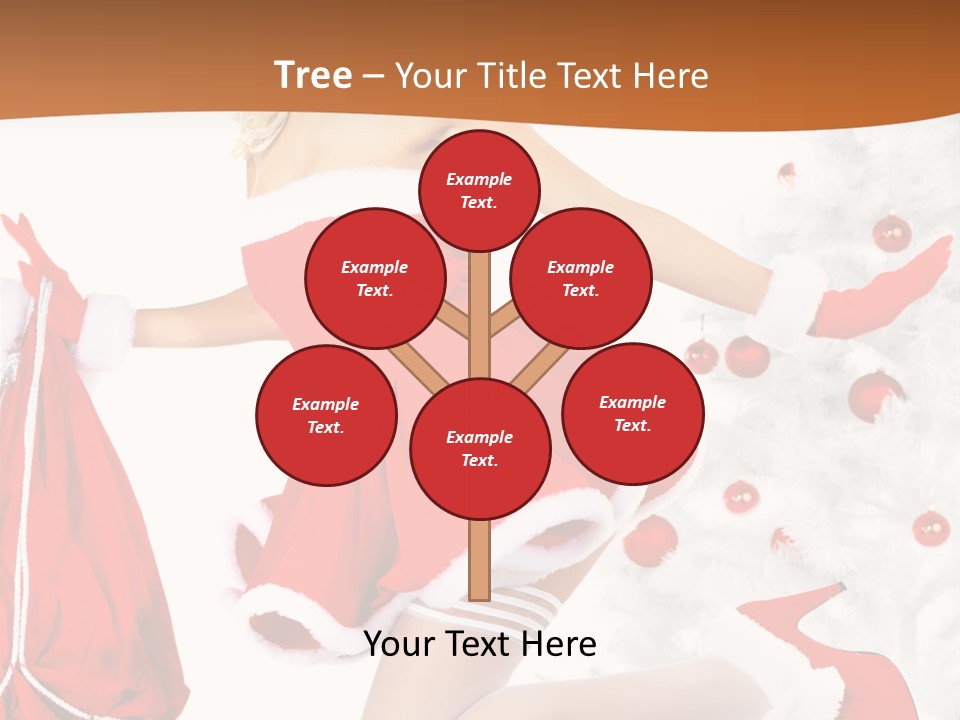 Gloves Sexy Lady PowerPoint Template