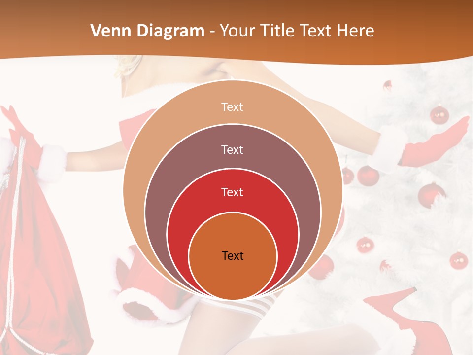 Gloves Sexy Lady PowerPoint Template