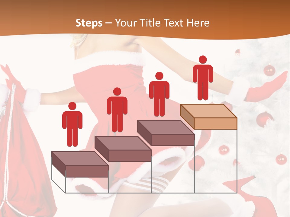 Gloves Sexy Lady PowerPoint Template