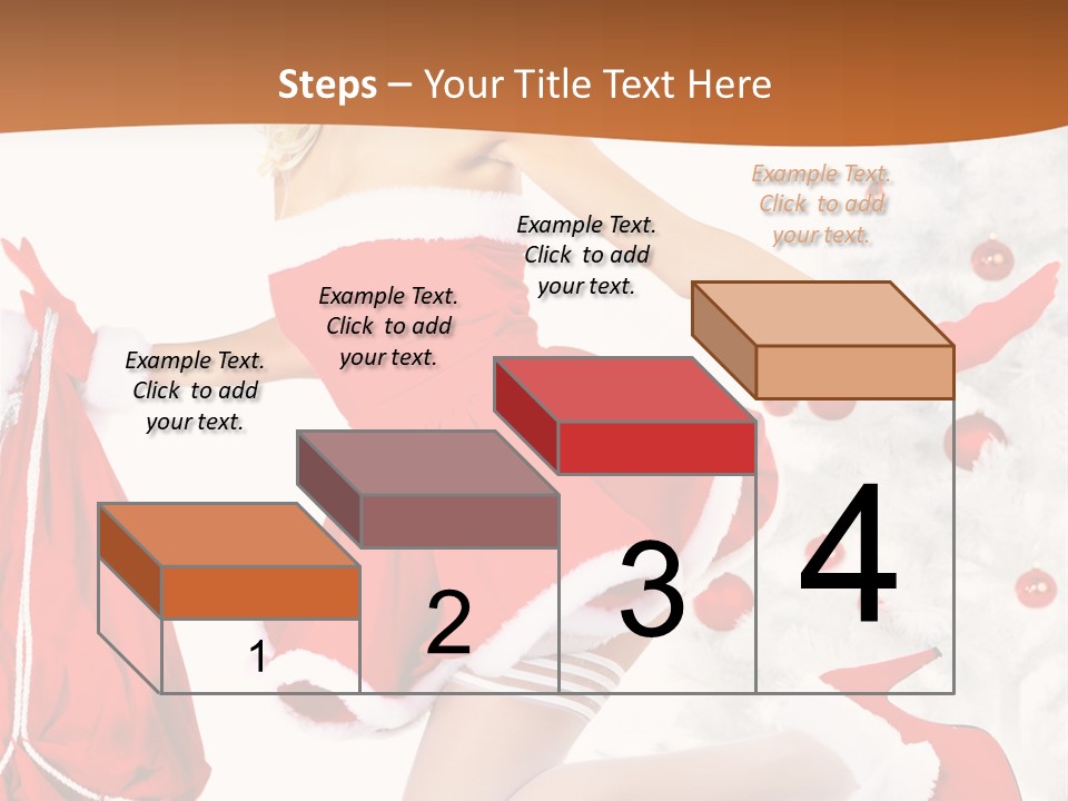 Gloves Sexy Lady PowerPoint Template