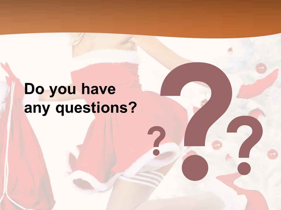 Gloves Sexy Lady PowerPoint Template