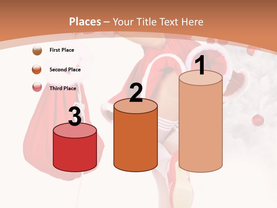 Lady Fashion Gloves PowerPoint Template