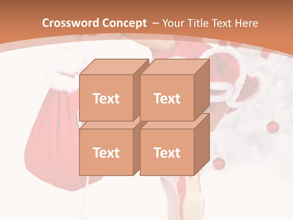 Lady Fashion Gloves PowerPoint Template