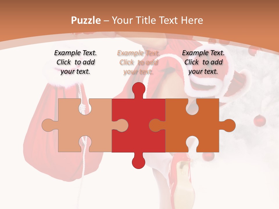 Lady Fashion Gloves PowerPoint Template