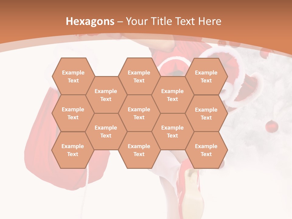 Lady Fashion Gloves PowerPoint Template