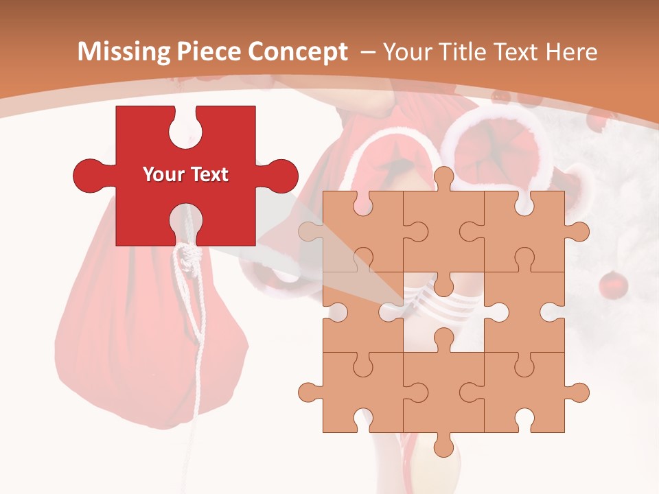 Lady Fashion Gloves PowerPoint Template