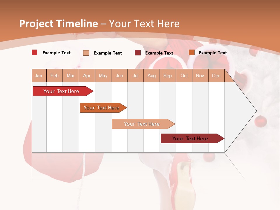 Lady Fashion Gloves PowerPoint Template