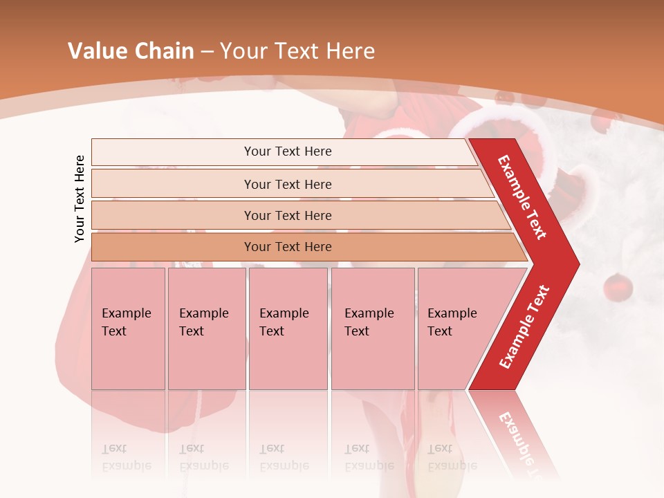 Lady Fashion Gloves PowerPoint Template