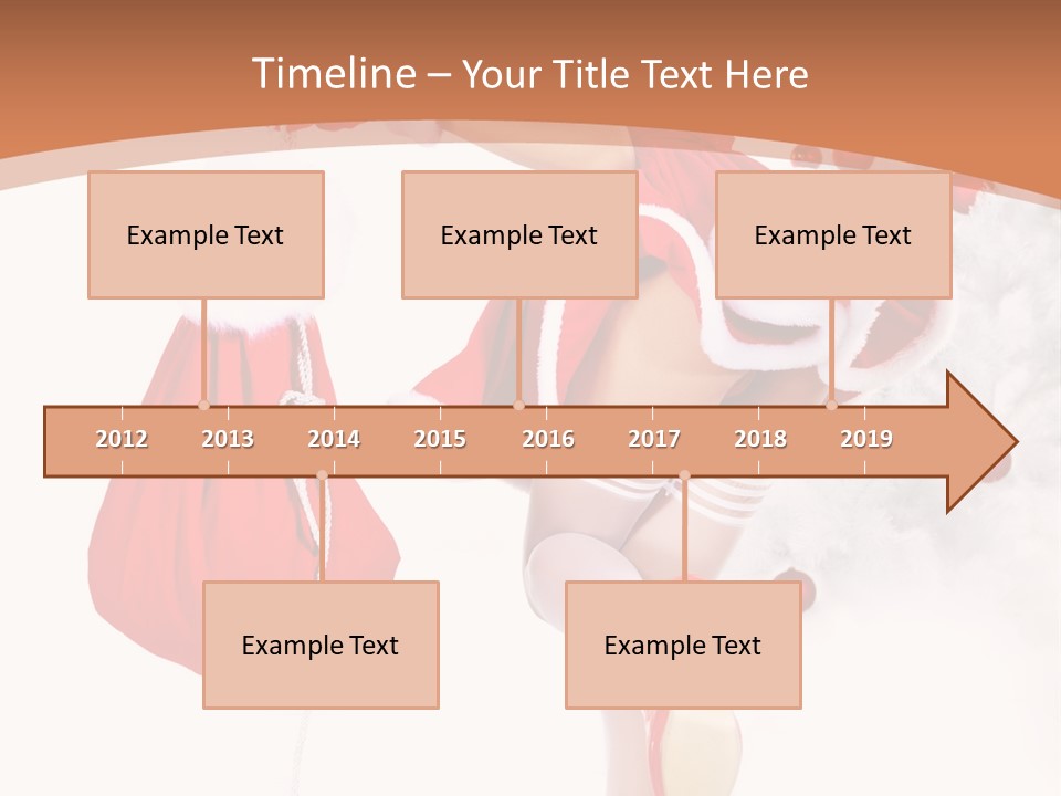 Lady Fashion Gloves PowerPoint Template