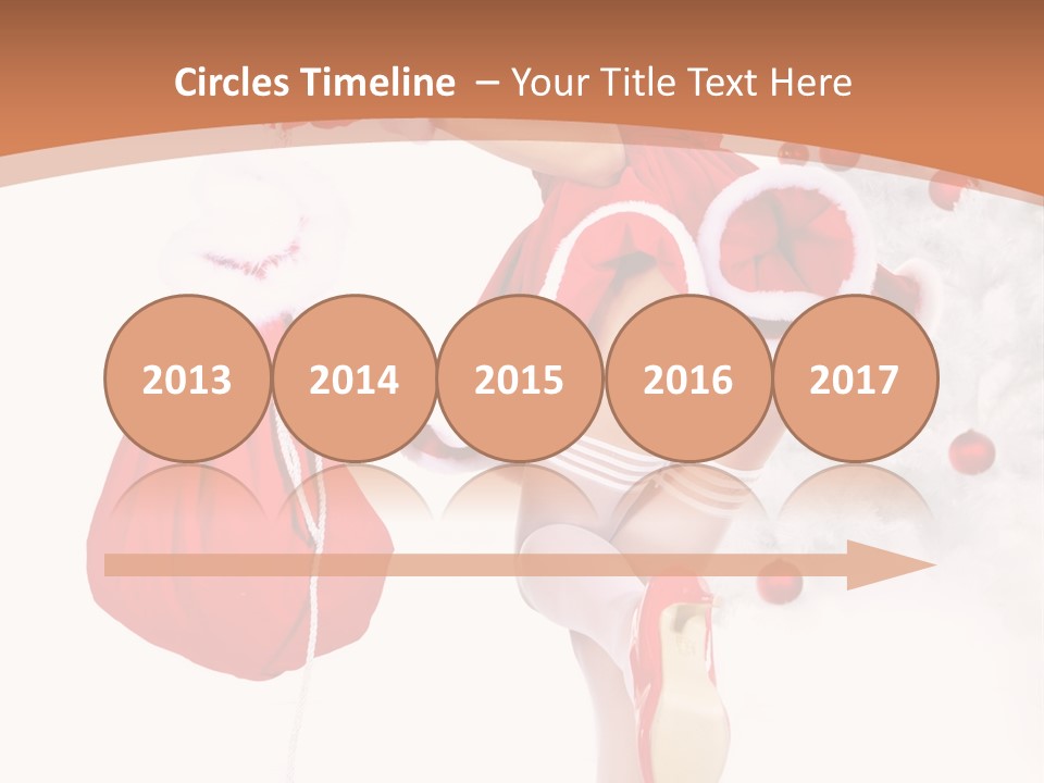 Lady Fashion Gloves PowerPoint Template