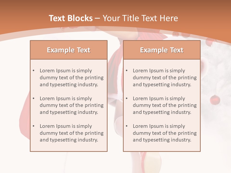 Lady Fashion Gloves PowerPoint Template