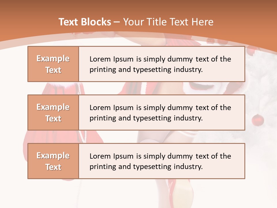 Lady Fashion Gloves PowerPoint Template