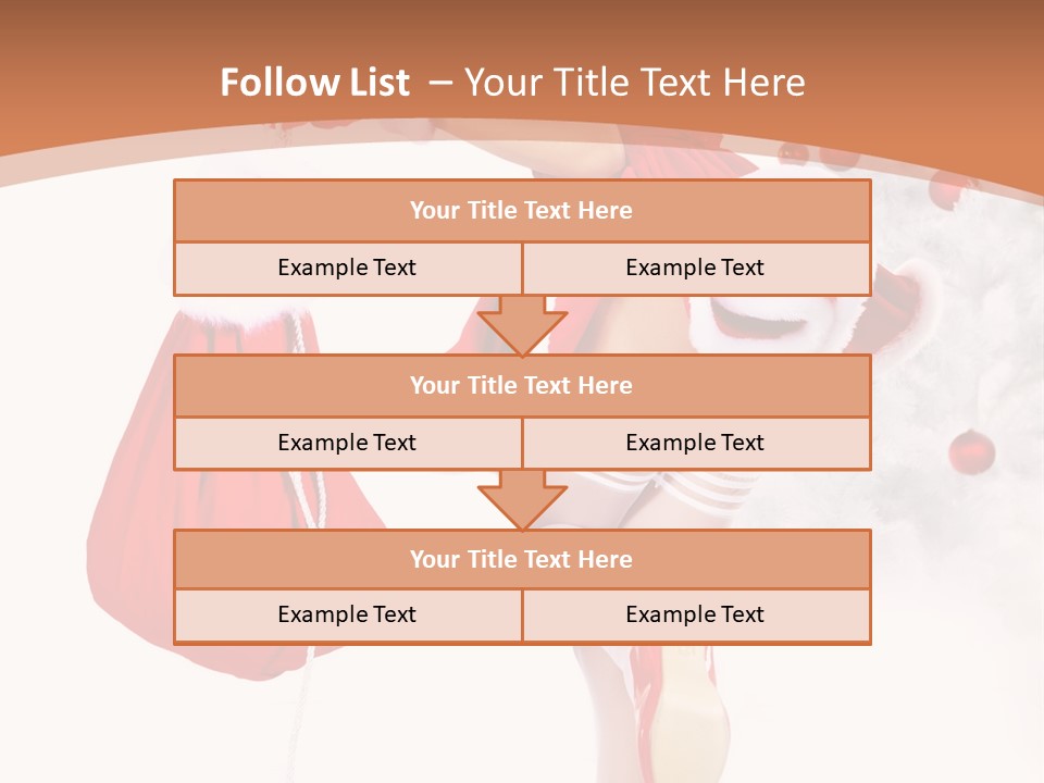 Lady Fashion Gloves PowerPoint Template