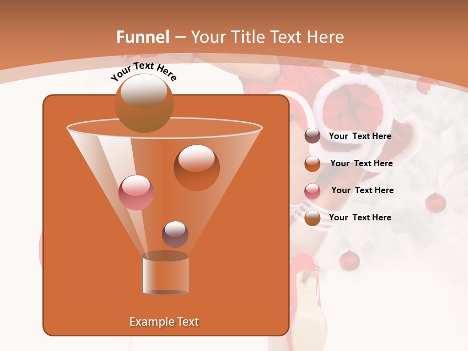 Lady Fashion Gloves PowerPoint Template