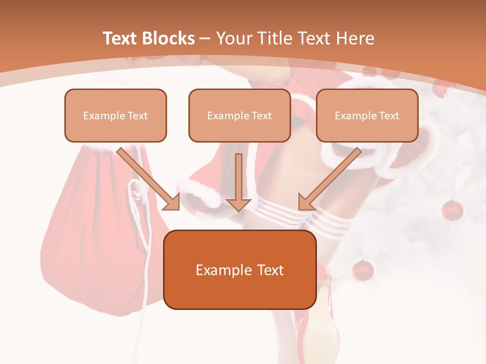 Lady Fashion Gloves PowerPoint Template