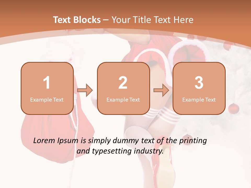 Lady Fashion Gloves PowerPoint Template