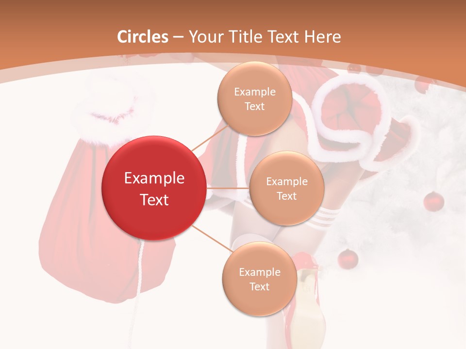 Lady Fashion Gloves PowerPoint Template