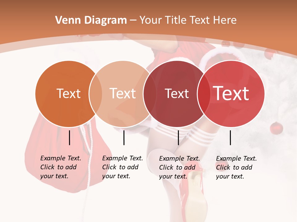 Lady Fashion Gloves PowerPoint Template