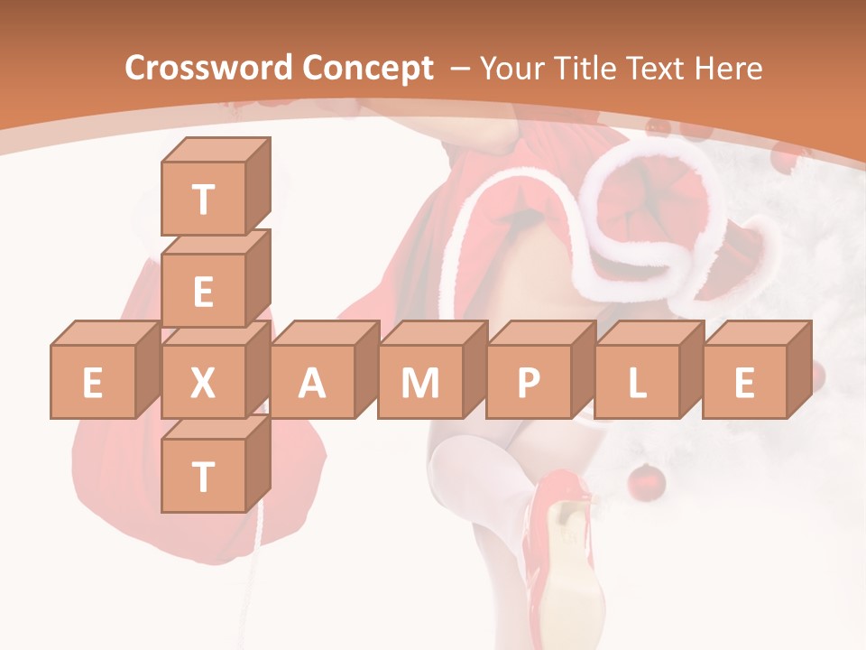 Lady Fashion Gloves PowerPoint Template