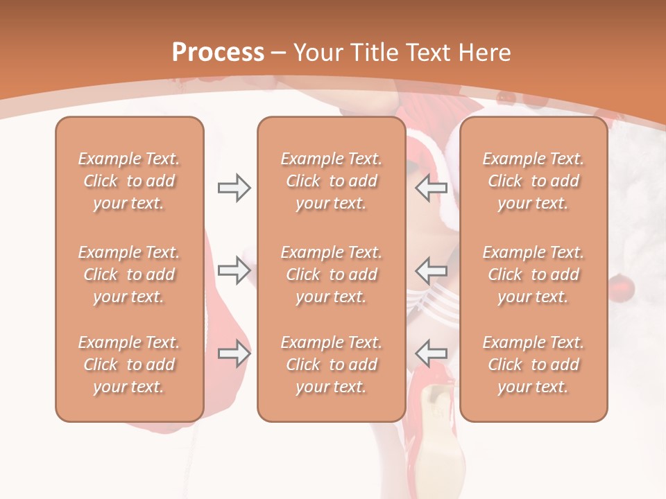 Lady Fashion Gloves PowerPoint Template