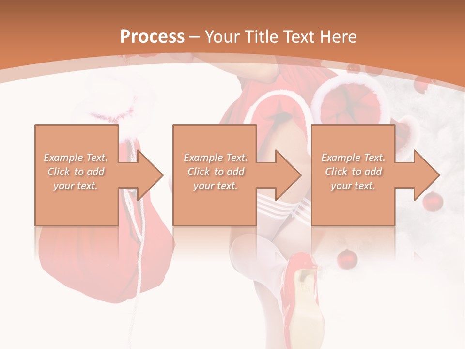 Lady Fashion Gloves PowerPoint Template