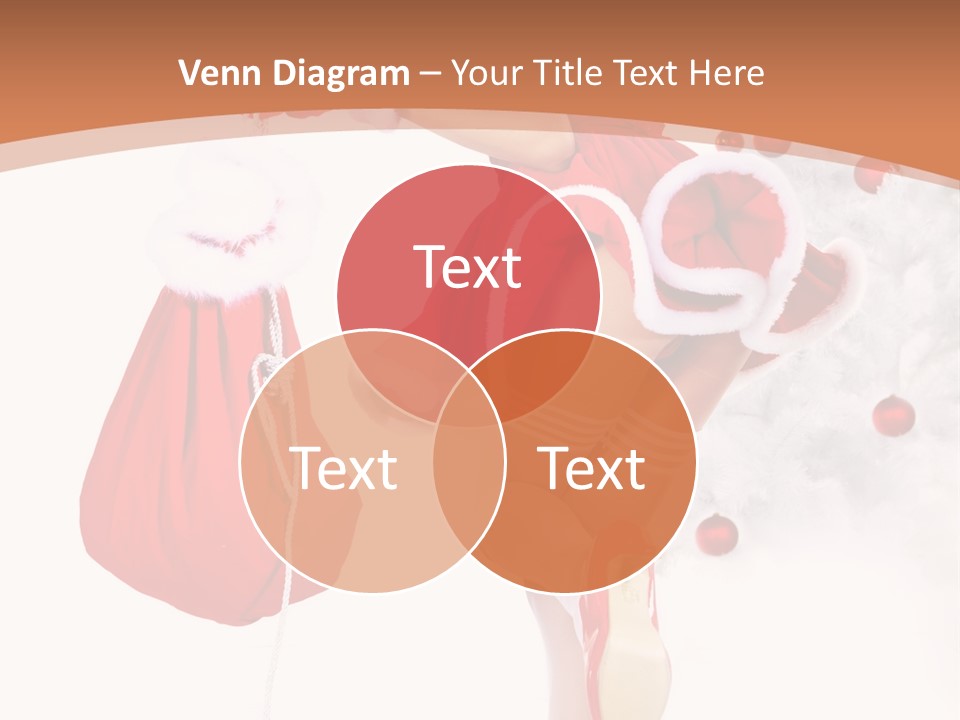 Lady Fashion Gloves PowerPoint Template