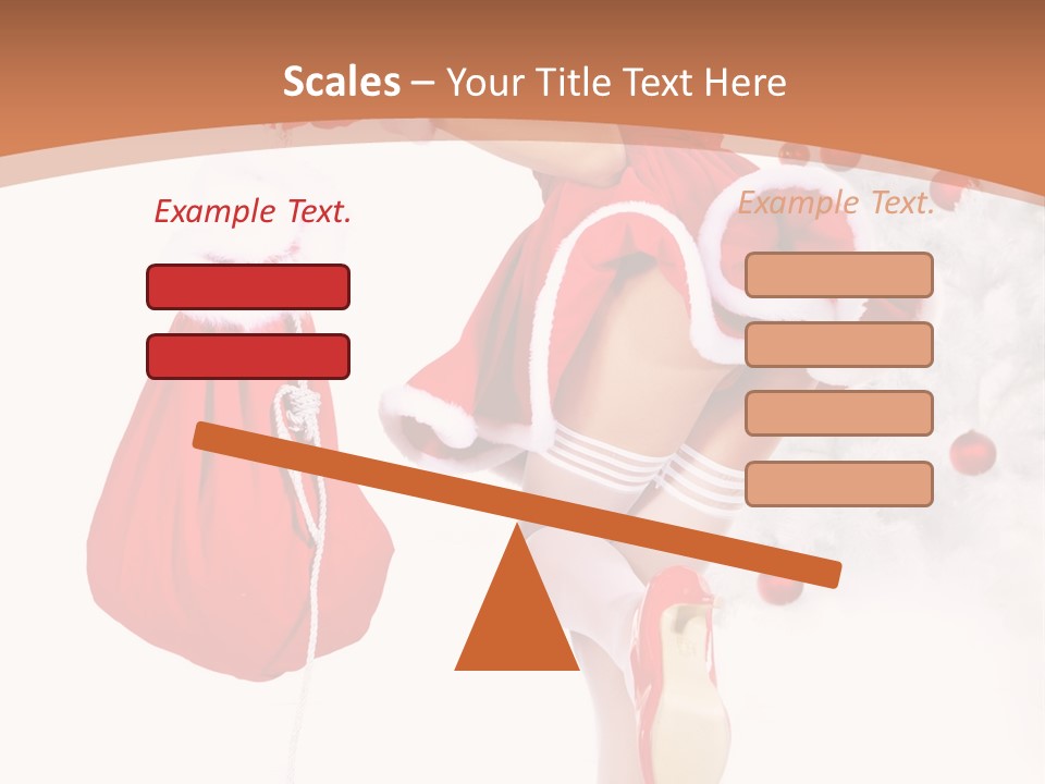 Lady Fashion Gloves PowerPoint Template