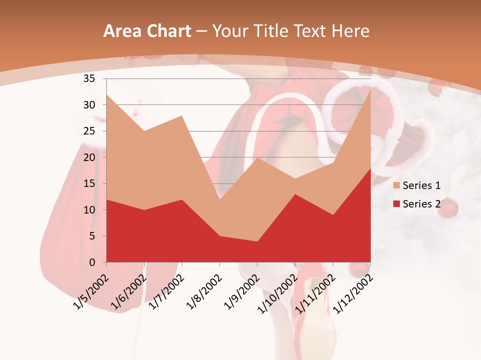 Lady Fashion Gloves PowerPoint Template