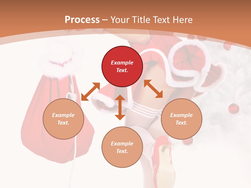 Lady Fashion Gloves PowerPoint Template