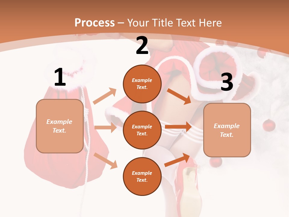 Lady Fashion Gloves PowerPoint Template