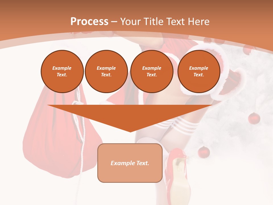 Lady Fashion Gloves PowerPoint Template