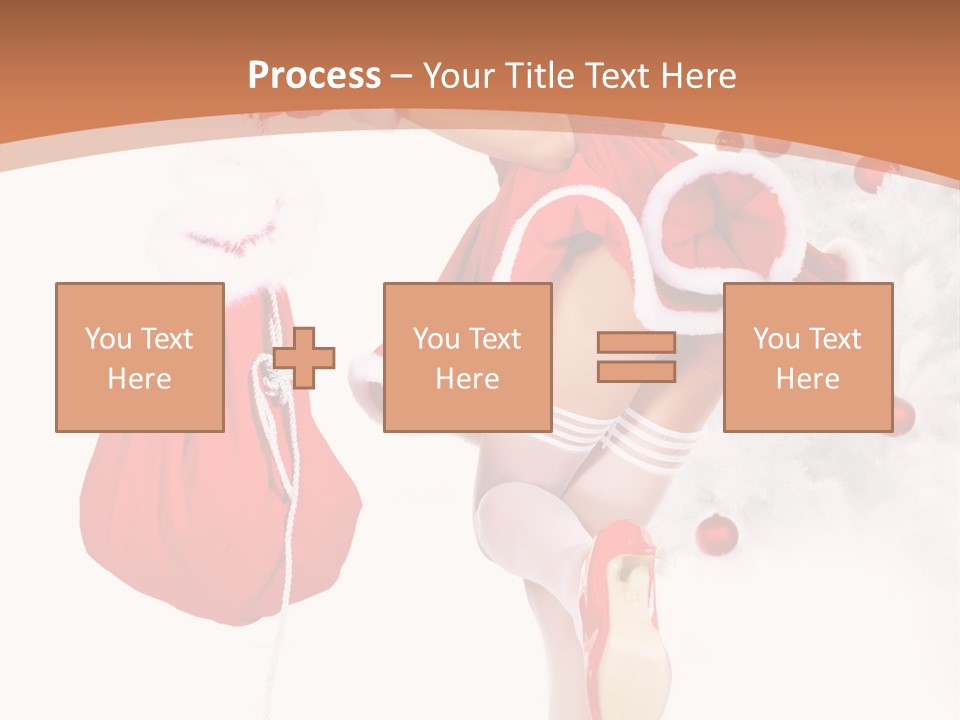 Lady Fashion Gloves PowerPoint Template