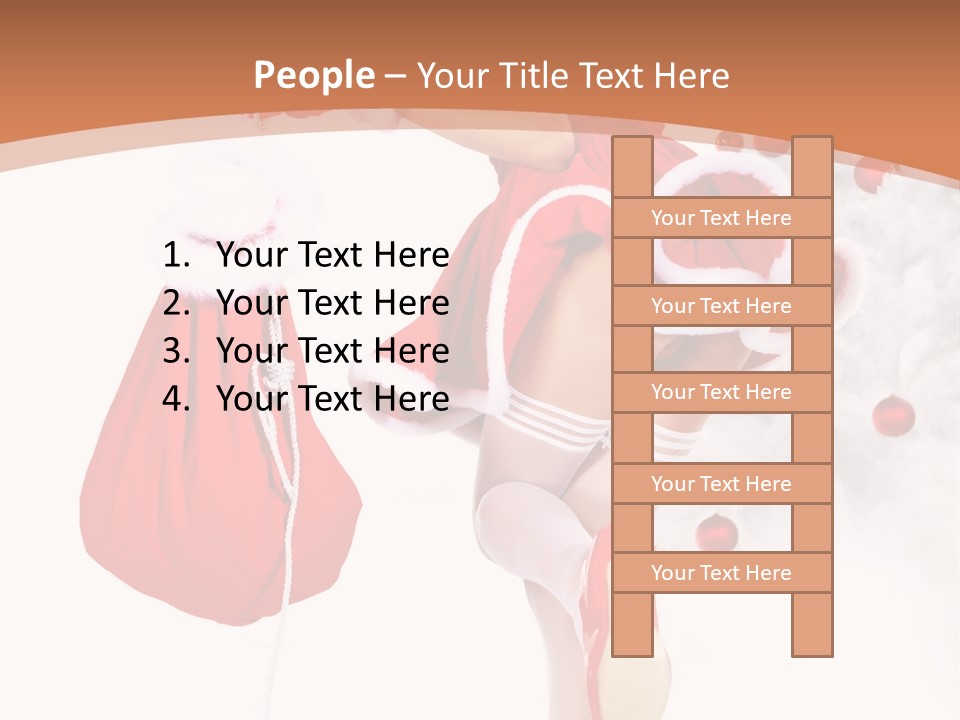 Lady Fashion Gloves PowerPoint Template