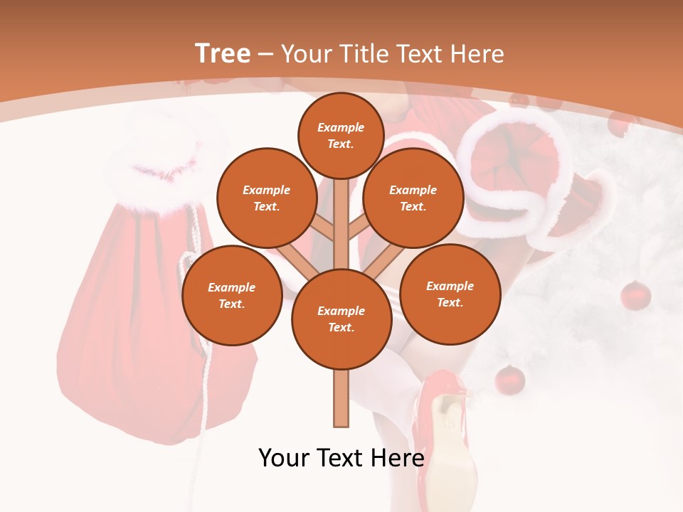 Lady Fashion Gloves PowerPoint Template