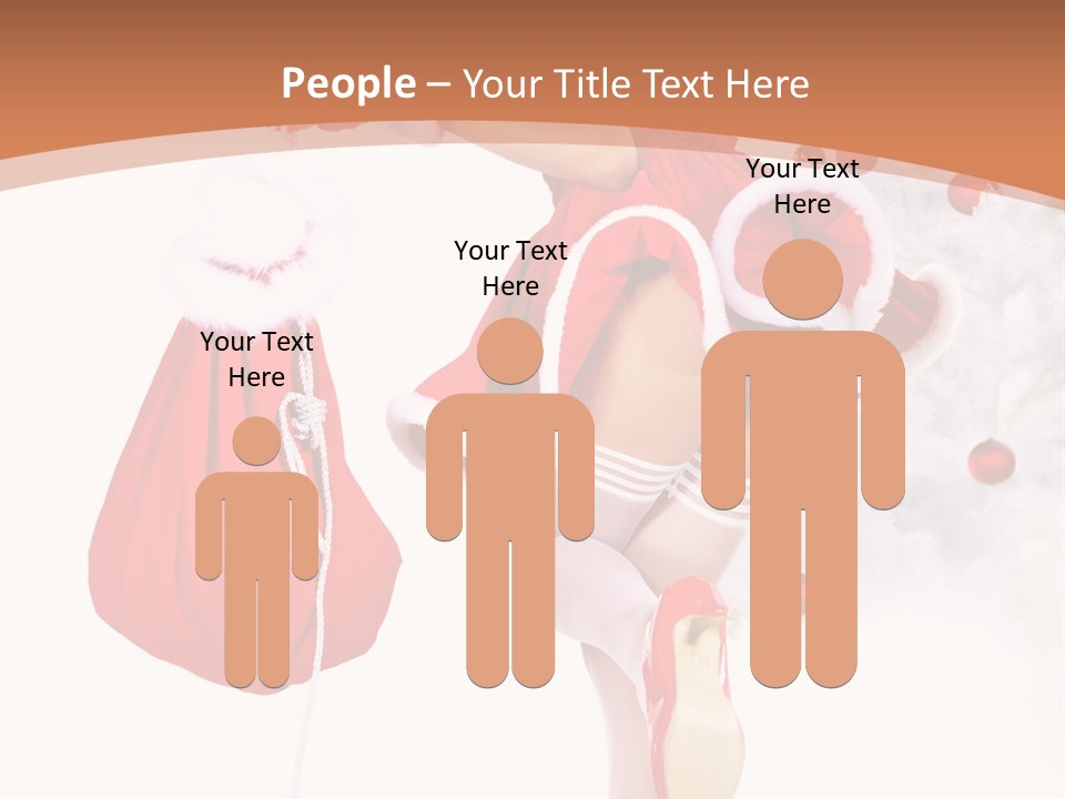 Lady Fashion Gloves PowerPoint Template