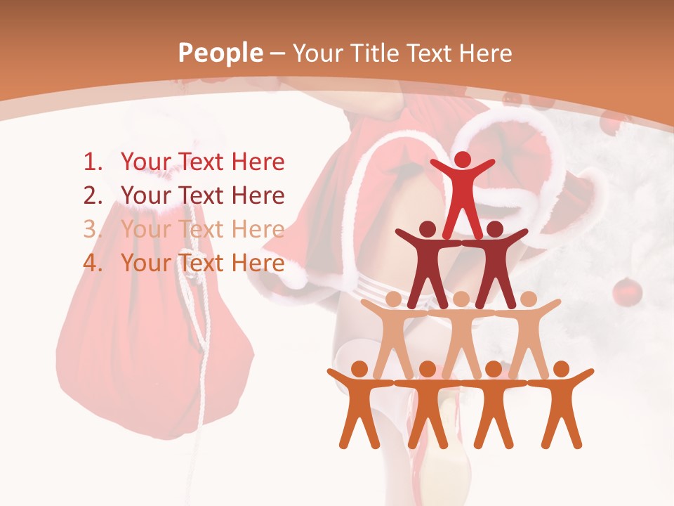 Lady Fashion Gloves PowerPoint Template