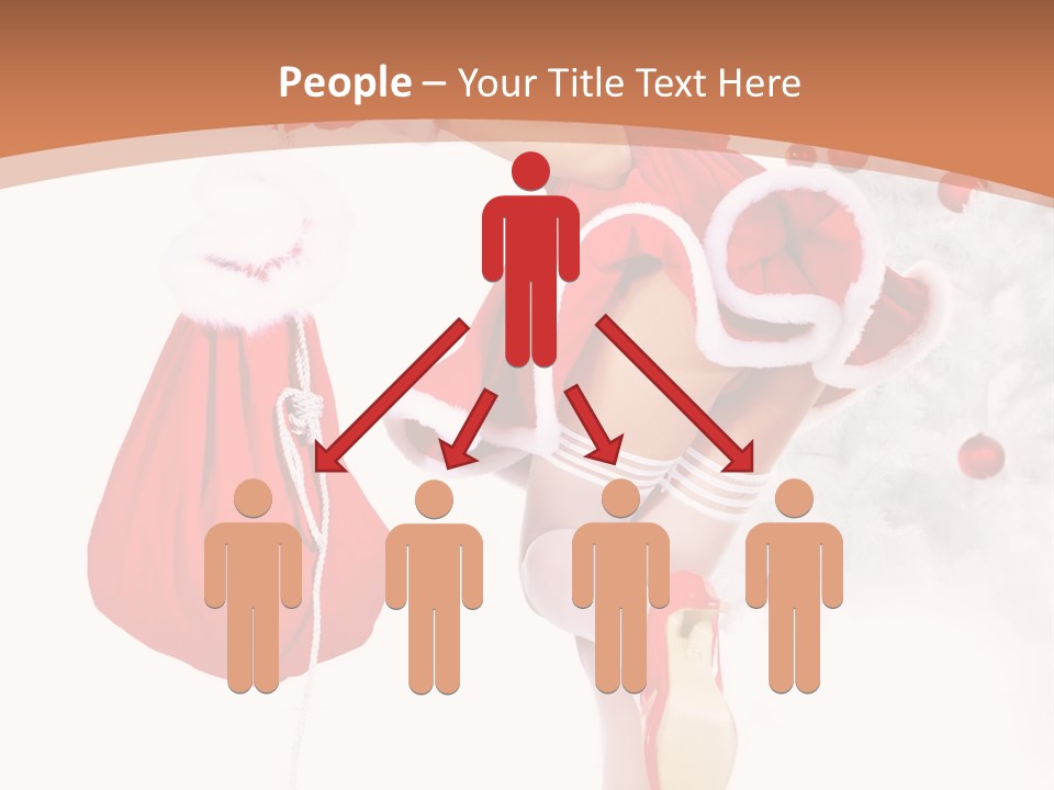 Lady Fashion Gloves PowerPoint Template